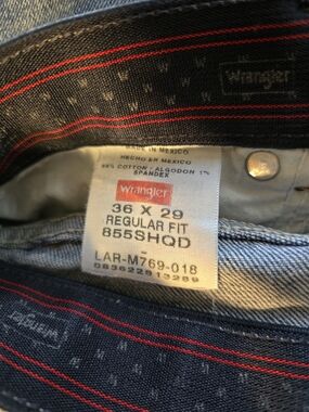 Wrangler 36x29 Regular Fit Jeans - Comfort Flex